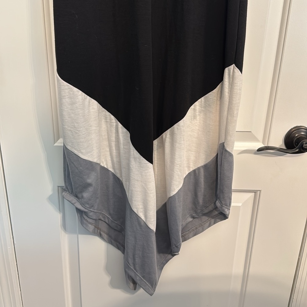 Kate & Mallory Black and Gray Sleeveless Maxi Sundress Size medium - Picture 4 of 7